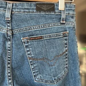 Harley Davidson Dark Wash Boot Cut Jeans Size 6P